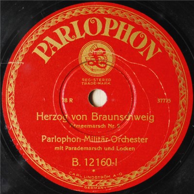 Parlophon Militär Orchester - Herzog von Braunschweig / Der Pappenheimer download mp3 flac