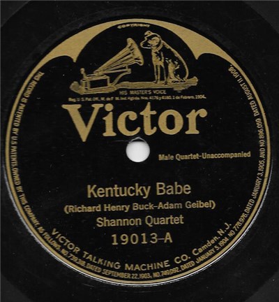 Shannon Quartet - Kentucky Babe / Little Cotton Dolly download mp3 flac
