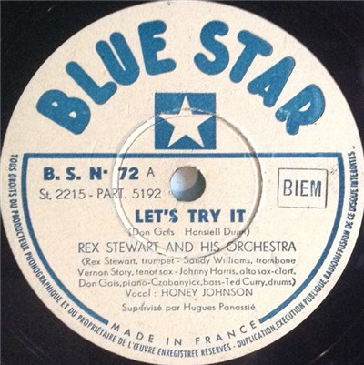Rex Stewart And His Orchestra - Let's Try It / I Didn't Know About You download mp3 flac