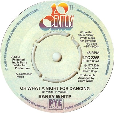 Barry White - Oh What A Night For Dancing download mp3 flac