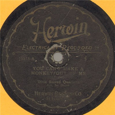 Dixie Sacred Quartette / Ruben Burns - You Can't Make A Monkey Out Of Me / Huntin' Me A Home download mp3 flac