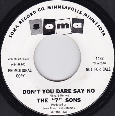 The "7" Sons - Don't You Dare Say No / House Of The Rising Sun download mp3 flac