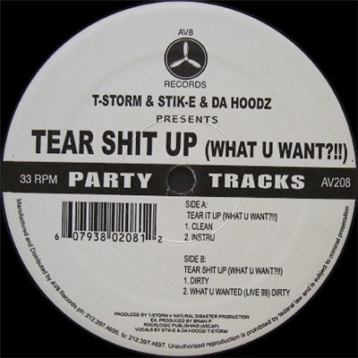 T-Storm & Stik-E & Da Hoodz - Tear Shit Up (What U Want?!!) download mp3 flac