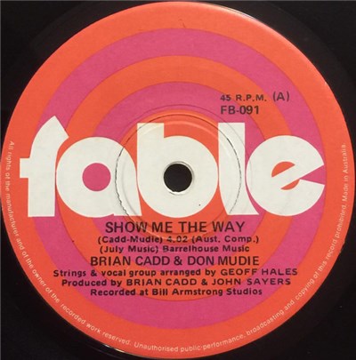 Brian Cadd & Don Mudie - Show Me The Way download mp3 flac