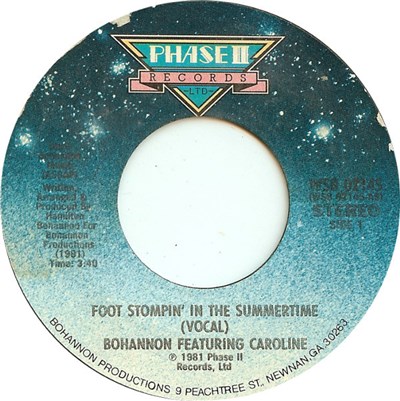 Bohannon Featuring Caroline - Foot Stompin' In The Summertime download mp3 flac