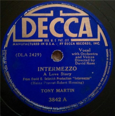 Tony Martin - Intermezzo / Taboo download mp3 flac