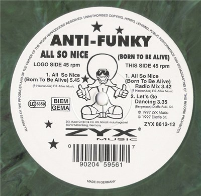 Anti-Funky - All So Nice (Born To Be Alive) download mp3 flac
