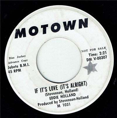 Eddie Holland - If It's Love (It's Alright) / It's Not Too Late download mp3 flac