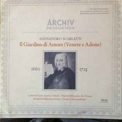 Alessandro Scarlatti - Catherine Gayer, Brigitte Fassbaender, Münchener Kammerorchester, Hans Stadlmair - Il Giardino Di Amore (Venere E Adone) download mp3 flac