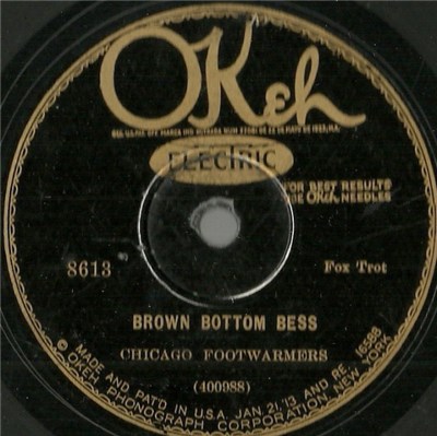 Chicago Footwarmers - Brown Bottom Bess / Lady Love download mp3 flac