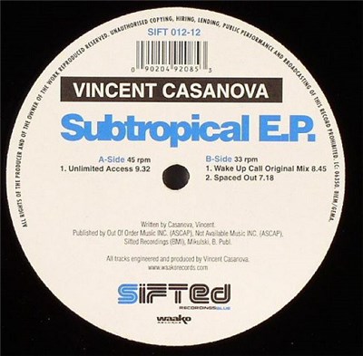 Vincent Casanova - Subtropical E.P. download mp3 flac