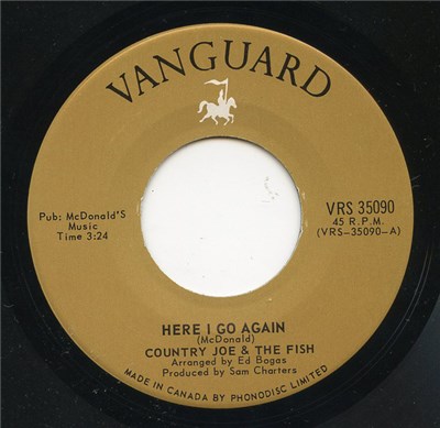 Country Joe And The Fish - Here I Go Again / Baby, You're Driving Me Crazy download mp3 flac