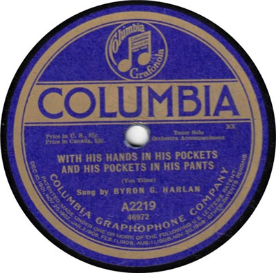 Byron G. Harlan - With His Hands In His Pockets And His Pockets In His Pants / I'm A 12 O'clock Fellow In A 9 O'clock Town download mp3 flac