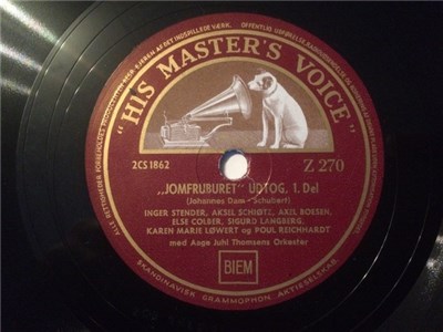 Inger Stender, Aksel Schiøtz, Sigurd Langberg, Poul Reichhardt, Petrine Sonne, Axel Boesen, Else Colber, Karen Marie Løwert - "Jomfruburet" Udtog download mp3 flac