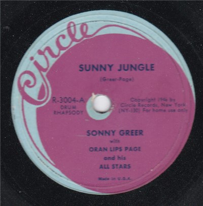 Sonny Greer With Oran Lips Page And His All Stars / Oran Lips Page And His All Stars - Sunny Jungle / Main Street download mp3 flac