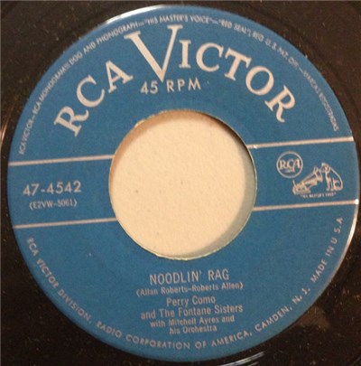 Perry Como And The Fontane Sisters - Noodlin' Rag / Play Me A Hurtin' Tune download mp3 flac