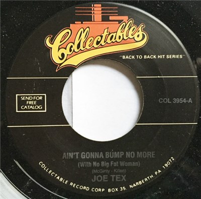 Joe Tex - Ain't Gonna Bump No More (With No Big Fat Woman) / A Woman Can Change A Man download mp3 flac