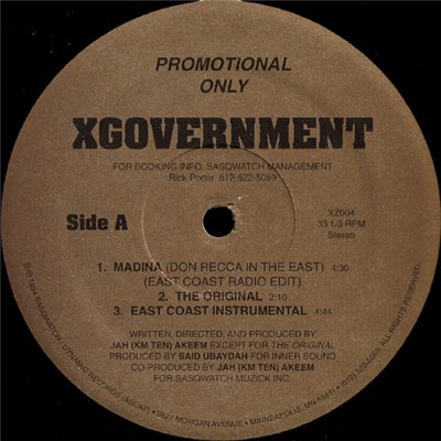 Xgovernment - Madina (Don Recca In The East) download mp3 flac