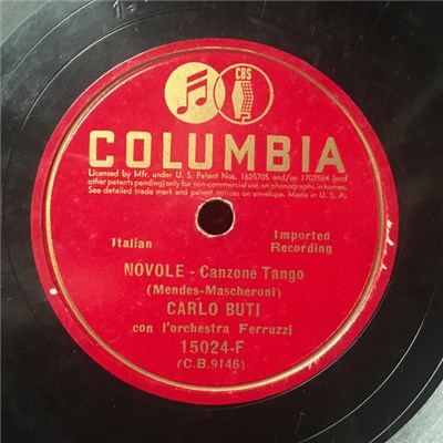 Carlo Buti Con L'orchestra Ferruzzi - Novole / La Piccinina download mp3 flac
