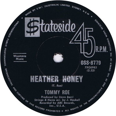 Tommy Roe - Heather Honey / Money Is My Pay download mp3 flac