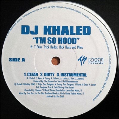 DJ Khaled - I'm So Hood download mp3 flac