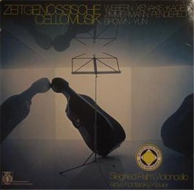 Siegfried Palm, Aloys Kontarsky - Webern, Xenakis, Kagel, Zimmermann, Penderecki, Brown, Yun - Zeitgenössische Cellomusik download mp3 flac