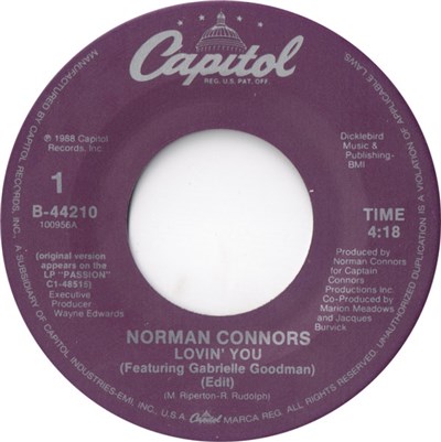 Norman Connors Featuring Gabrielle Goodman - Lovin' You (Edit) download mp3 flac