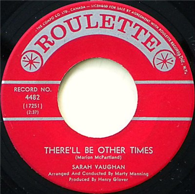 Sarah Vaughan - There'll Be Other Times download mp3 flac