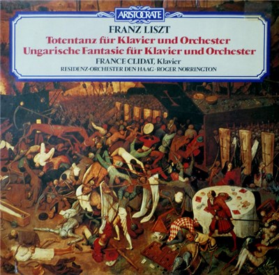 Franz Liszt, France Clidat, Das Residenz-Orchester, Den Haag, Roger Norrington - Totentanz Für Klavier Und Orchester / Ungarische Fantasie Für Klavier Und Orchester download mp3 flac