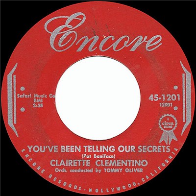 Clairette Clementino - You've Been Telling Our Secrets / My Reason For Living download mp3 flac