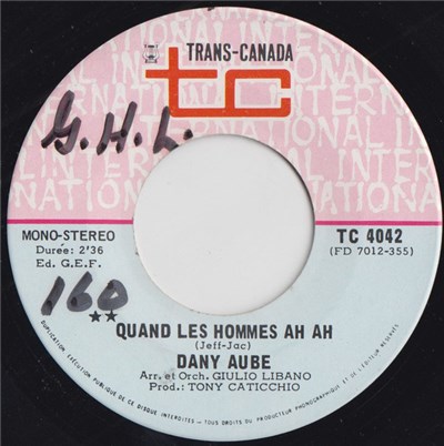 Dany Aube - Quand Les Hommes Ah Ah download mp3 flac