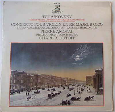 Tchaïkovsky · Pierre Amoyal, Philharmonia Orchestra, Charles Dutoit - Intégrale De L'Oeuvre Pour Violon & Orchestre : Concerto Pour Violon En Ré Majeur Op. 35 - Sérénade Mélancolique Op. 26 - Valse-Scherzo Op. 34 download mp3 flac