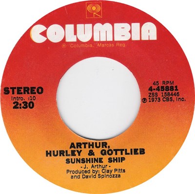 Arthur, Hurley & Gottlieb - Sunshine Ship download mp3 flac
