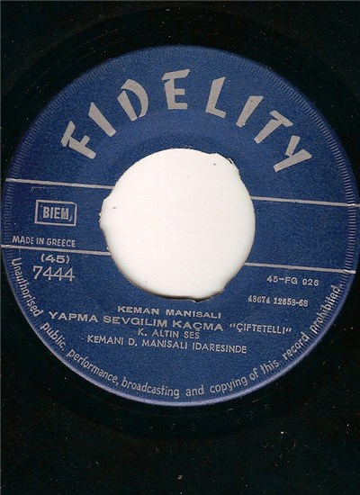K. Altın Ses / Sıtıka Güler - Yapma Sevgılım Kaçma / Esmerım Vay Vay download mp3 flac