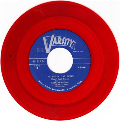 Barbara Brown & Johnny Frank / Varsity Orchestra With Chorus - The Pussy Cat Song (Nyow! Nyot! Nyow!) / Cruising Down The River download mp3 flac