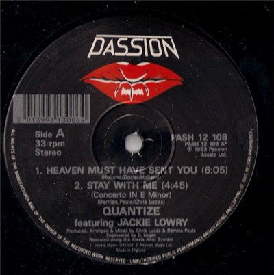 Quantize Featuring Jackie Lowry - Heaven Must Have Sent You / Stay With Me download mp3 flac