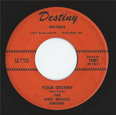The West Brooks Singers - Your Destiny download mp3 flac