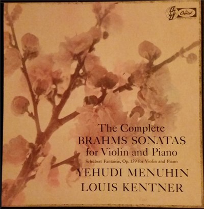 Brahms, Schubert, Yehudi Menuhin, Louis Kentner - The Complete Brahms Sonatas For Violin And Piano. Schubert Fantaisie Op. 139, For Violin And Piano, Yehudi Menuhin, Louis Kentner download mp3 flac