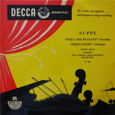 Suppé, Georg Solti Conducting The London Philharmonic Orchestra - Poet And Peasant - Overture / Pique Dame - Overture download mp3 flac