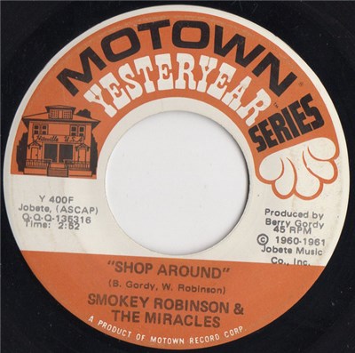 Smokey Robinson & The Miracles - Shop Around / Way Over There download mp3 flac