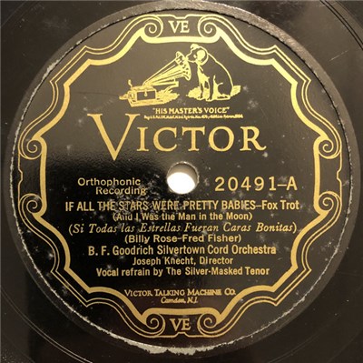 B.F. Goodrich Silvertown Cord Orchestra / Jean Goldkette And His Orchestra - If All The Stars Were Pretty Babies (And I Was The Man In The Moon) / A Lane In Spain download mp3 flac