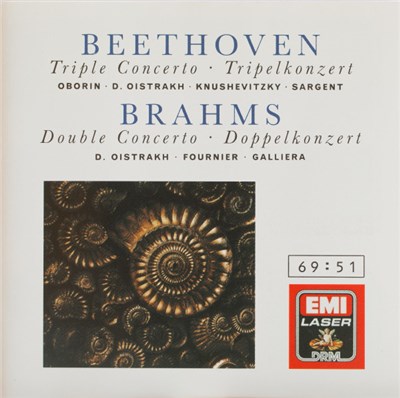 Beethoven, Brahms, Philharmonia Orchestra, Sir Malcolm Sargent, Alceo Galliera - Triple Concerto / Double Concerto download mp3 flac