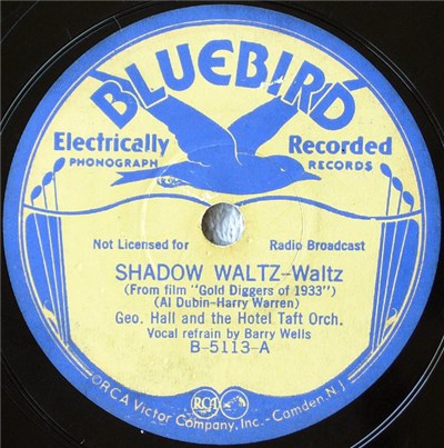 Geo. Hall And The Hotel Taft Orch. - Shadow Waltz / Remember My Forgotten Man download mp3 flac