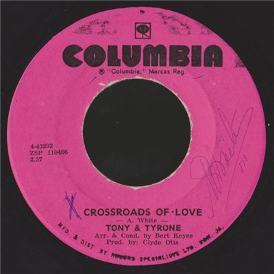 Tony & Tyrone - Cross Roads Of Love / A Fool Am I download mp3 flac