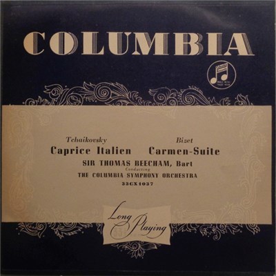 Tchaikovsky, Bizet - Sir Thomas Beecham, Bart Conducting The Columbia Symphony Orchestra - Caprice Italien / Carmen-Suite download mp3 flac