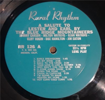 The Blue Ridge Mountaineers - A Salute To Lester And Earl download mp3 flac