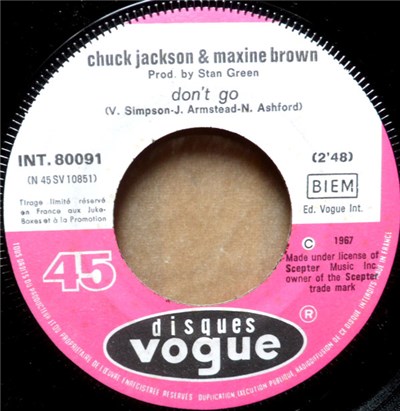 Chuck Jackson & Maxine Brown - Daddy's Home / Don't Go download mp3 flac