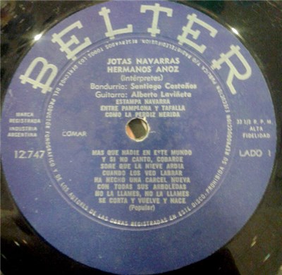 Hermanos Anoz - Jotas Navarras download mp3 flac