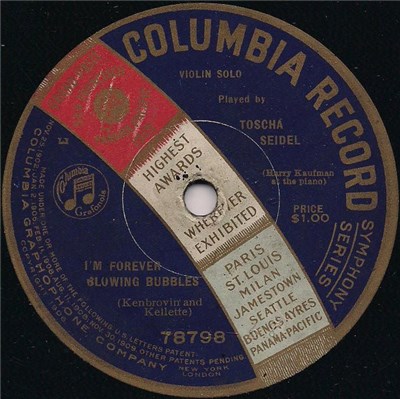 Toscha Seidel - I'm Forever Blowing Bubbles download mp3 flac