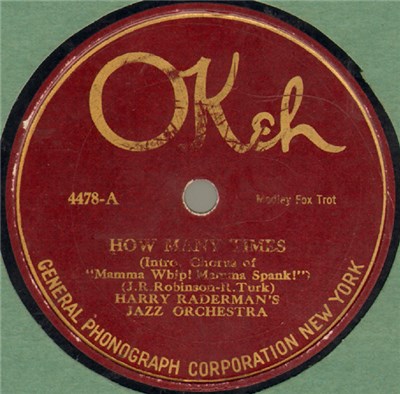 Harry Raderman's Jazz Orchestra / Markel's Orchestra - How Many Times / Right Or Wrong download mp3 flac